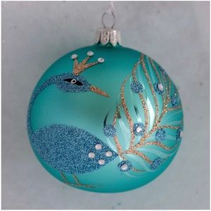 European Peacock Ornament